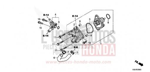 WATER PUMP WW125EX2H de 2017